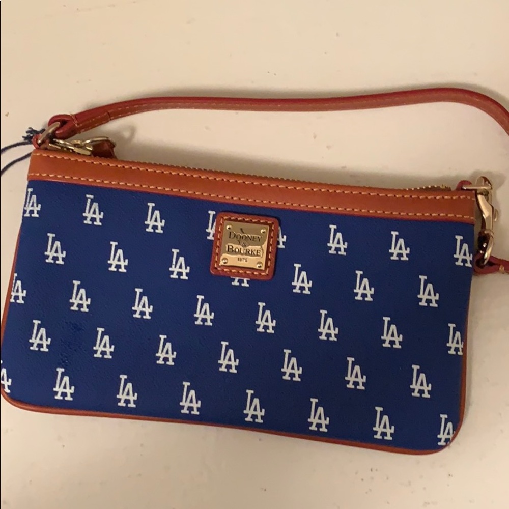 LA Dodger Dooney & Bourke Wristlet Bag